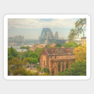 Sydney Harbour Bridge from Observatory Hill Sticker